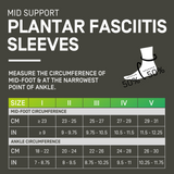 Mid Support Plantar Fasciitis Sleeve - Single