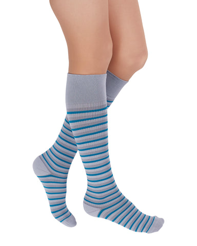 Rejuva Stripe Compression Socks 15-20 mmHg