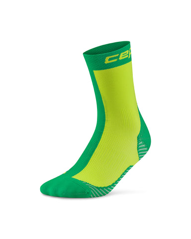 Run Half&Half Mid Cut Socks 5.0, Black/Grey, Unisex, XS