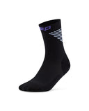 Run Vertical Mid Cut Socks, Unisex