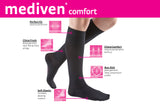 mediven comfort 15-20 mmHg calf open toe standard