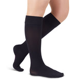 mediven comfort 15-20 mmHg calf petite beaded topband closed toe, Single
