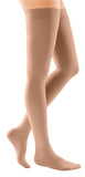 mediven comfort 15-20 mmHg thigh beaded topband closed toe petite, Single
