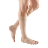 mediven forte 30-40 mmHg calf beaded topband open toe standard