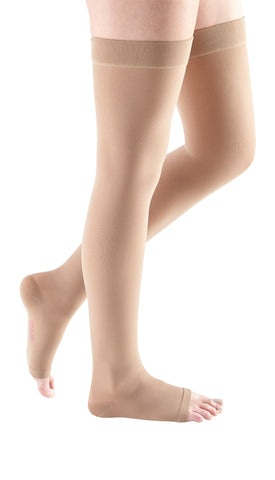 mediven plus 20-30 mmHg thigh open toe petite, Single