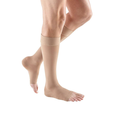 mediven plus 30-40 mmHg calf beaded topband open toe standard, Single