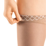 mediven sheer & soft 30-40 mmHg thigh lace topband closed toe standard