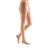 mediven plus 40-50 mmHg thigh waist attachment left open toe standard